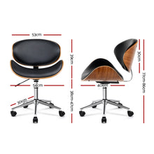 Load image into Gallery viewer, Artiss Leather Office Chair Black