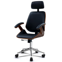 Load image into Gallery viewer, Executive Ashby Wooden Leather Office Chair