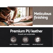 Load image into Gallery viewer, Artiss Office Chair Wooden and Leather Black