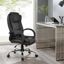 Load image into Gallery viewer, Artiss Office Chair Gaming Computer Chairs Executive PU Leather Seating Black