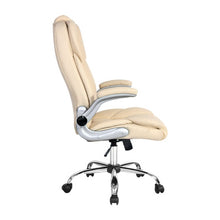 Load image into Gallery viewer, Artiss Kea Executive Office Chair Leather Beige