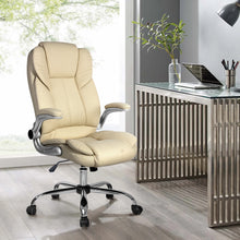Load image into Gallery viewer, Artiss Kea Executive Office Chair Leather Beige
