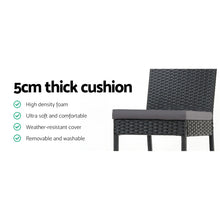 Load image into Gallery viewer, Gardeon Set of 2 Outdoor Bar Stools Dining Chairs Wicker Furniture