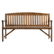 Load image into Gallery viewer, Handcrafted Wooden 3 Seater Garden Bench - Natural
