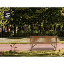 Load image into Gallery viewer, Handcrafted Wooden 3 Seater Garden Bench - Natural