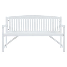 Load image into Gallery viewer, Gardeon Wooden Garden Bench Chair Outdoor Furniture Patio Deck 3 Seater White