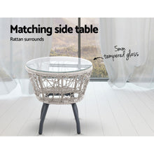 Load image into Gallery viewer, Gardeon Outdoor Patio Chair and Table - Grey