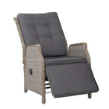 Load image into Gallery viewer, Gardeon Sun lounge Setting Recliner Chair Outdoor Furniture Patio Wicker Sofa