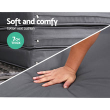 Load image into Gallery viewer, Large Outdoor Wicker Rattan Set Day Bed - Grey