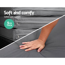 Load image into Gallery viewer, Extra-large Outdoor Wicker Rattan Set Day Bed - Black