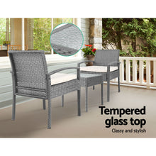 Load image into Gallery viewer, Gardeon 3-piece Outdoor Set - Grey