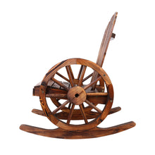 Load image into Gallery viewer, Gardeon Wagon Wheels Rocking Chair - Brown