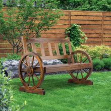 Load image into Gallery viewer, Gardeon Wooden Wagon Wheel Chair