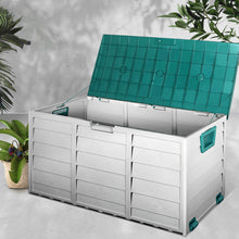 Load image into Gallery viewer, 290L Outdoor Weatherproof Lockable Storage Box - Green