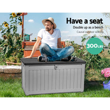 Load image into Gallery viewer, 190L Outdoor Storage Box Bench Seat