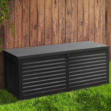 Load image into Gallery viewer, 390L Container Lockable Toy Tools Shed Deck Outdoor Storage Box