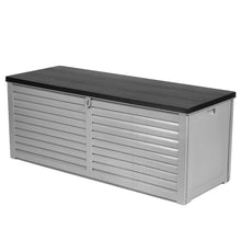 Load image into Gallery viewer, 390L Outdoor Storage Box Bench Seat - Dark Grey