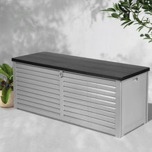 Load image into Gallery viewer, 390L Outdoor Storage Box Bench Seat - Dark Grey