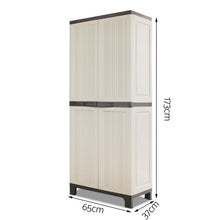 Load image into Gallery viewer, Outdoor Storage Cabinet Lockable Cupboard Garage 173cm