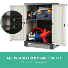 Load image into Gallery viewer, Outdoor Storage Cabinet Lockable Cupboard Garage 92cm