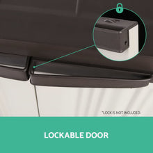 Load image into Gallery viewer, Outdoor Storage Cabinet Lockable Cupboard Garage 92cm