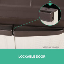 Load image into Gallery viewer, Outdoor Storage Cabinet Cupboard Lockable Garage 92cm