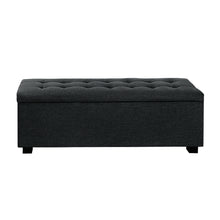 Load image into Gallery viewer, Premium Storage Ottoman - Charcoal