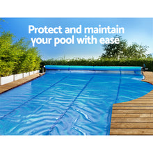Load image into Gallery viewer, Aquabuddy Swimming Pool Cover Roller Reel Adjustable Solar Thermal Blanket Blue