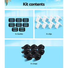 Load image into Gallery viewer, Aquabuddy Pool Cover Roller Attachment Straps Kit 8PCS for Swimming Solar Pool