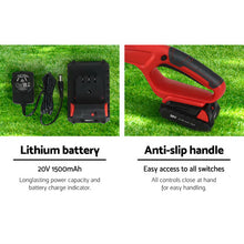 Load image into Gallery viewer, Giantz Cordless Pole Chainsaw Hedge Trimmer Saw 20V Electric Lithium Battery