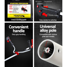 Load image into Gallery viewer, Giantz 62CC Pole Chainsaw Petrol 7 In 1 Brush Cutter Whipper Snipper Multi Tools