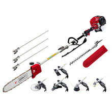 Load image into Gallery viewer, Giantz 65cc Petrol Pole Chainsaw Pruners 2 Stroke Long Chainsaws Hedge trimmer Brush Cutter Chain Saw Whipper Snipper Multi Tool