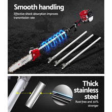 Load image into Gallery viewer, Giantz 65CC Pole Chainsaw Petrol Chain Saw Brush Cutter Brushcutter Tree