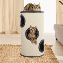 Load image into Gallery viewer, 70cm Pet Scratching Post - Wood Grey White