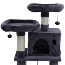 Load image into Gallery viewer, 145cm Cat Tree Trees Scratching Post - Fir Wood, Plush Velvet