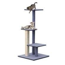 Load image into Gallery viewer, 124cm Pet Scratching Post - Wood Steps Grey