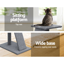 Load image into Gallery viewer, 82cm pet Scratching Post - Wood Slide Grey