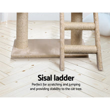 Load image into Gallery viewer, 100cm Pet Scratching Post - Wood Beige