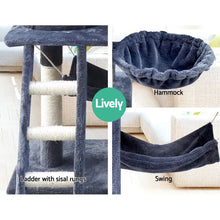 Load image into Gallery viewer, 141cm Pet Scratching Post - Wood Dark grey