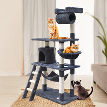 Load image into Gallery viewer, 141cm Pet Scratching Post - Wood Dark grey