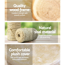 Load image into Gallery viewer, 203cm Trees Scratching Post - Fir Wood Beige