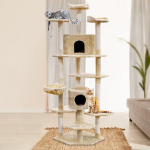 Load image into Gallery viewer, 203cm Trees Scratching Post - Fir Wood Beige