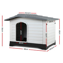 Load image into Gallery viewer, i.Pet Dog Kennel Extra Large Pet Dog House 98cm x 68.5cm x 68cm