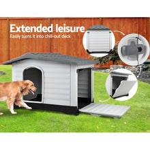 Load image into Gallery viewer, i.Pet Dog Kennel Extra Large Pet Dog House 98cm x 68.5cm x 68cm