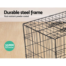 Load image into Gallery viewer, i.Pet Dog Cage 36inch Pet Cage - Black