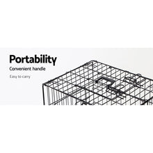 Load image into Gallery viewer, i.Pet Dog Cage 36inch Pet Cage - Black