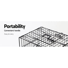 Load image into Gallery viewer, i.Pet Dog Cage 48inch Pet Cage - Black