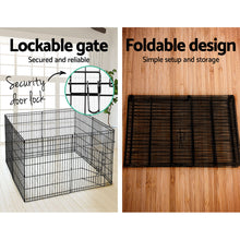 Load image into Gallery viewer, i.Pet 30" 8 Panel Dog Playpen Pet Fence Exercise Cage Enclosure Play Pen