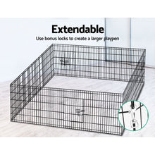 Load image into Gallery viewer, i.Pet 30" 8 Panel Dog Playpen Pet Fence Exercise Cage Enclosure Play Pen