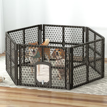 Load image into Gallery viewer, i.Pet Dog Playpen Enclosure 6 Panel Pet Fence Plastic Play Pen